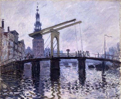Le Pont, Amsterdam, 1870-71 von Claude Monet